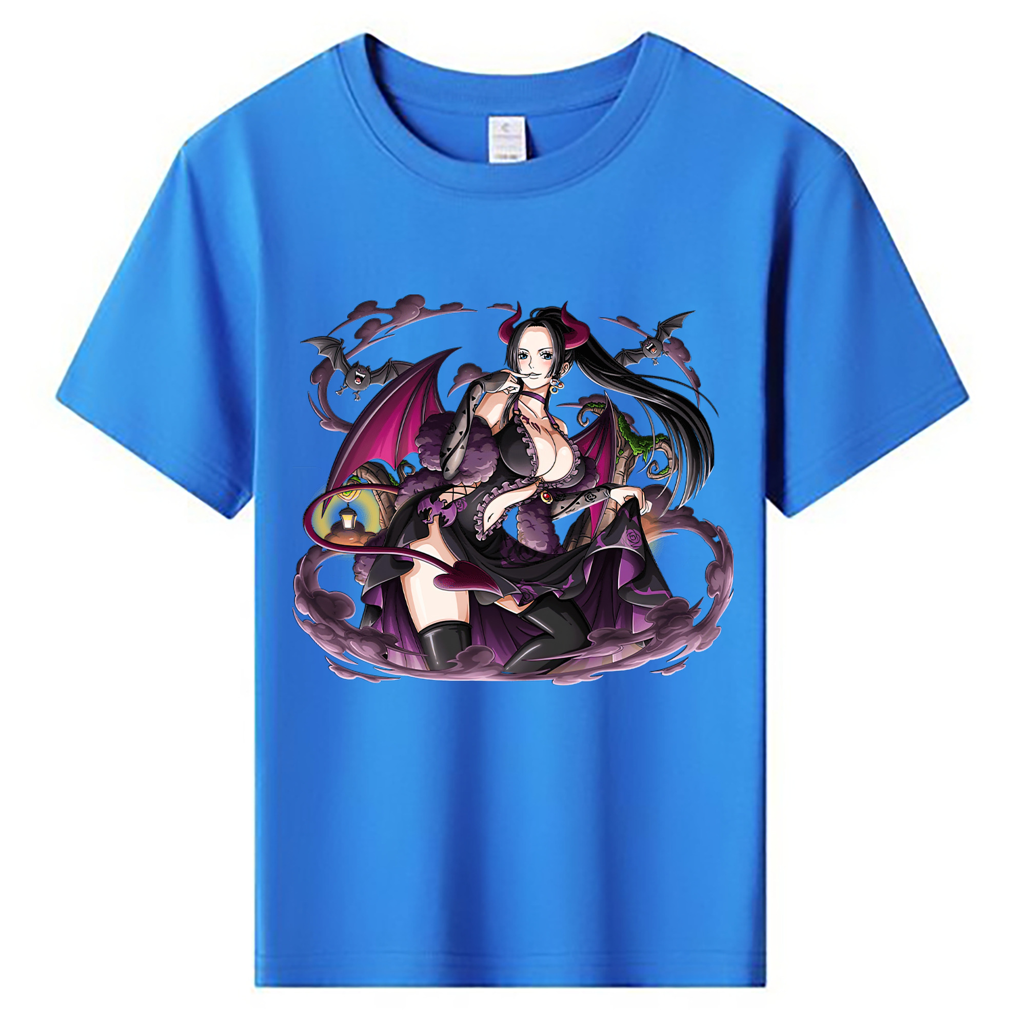 ワンピース ボア・ハンコック ONE PIECE Boa·Hancock 綿100％キッズTシャツ（フロントプリント）
